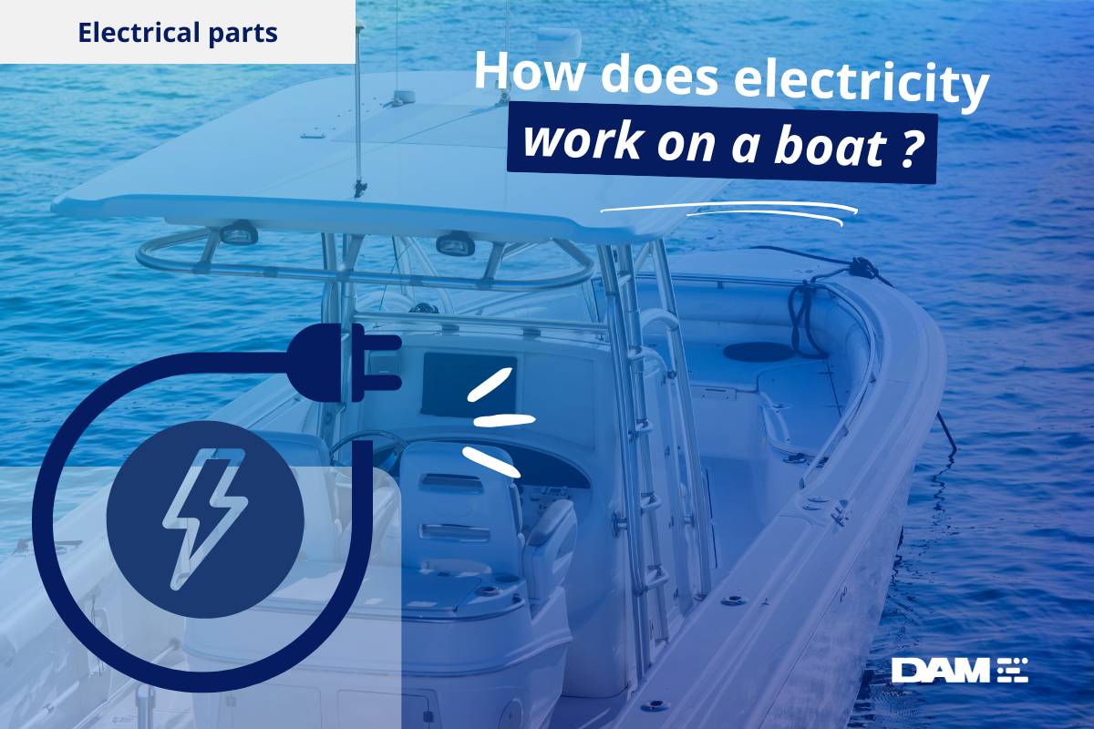 How does electricity work on a boat?